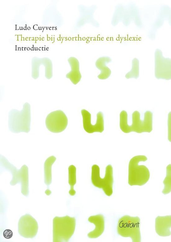 Therapie bij dysorthografie en dyslexie